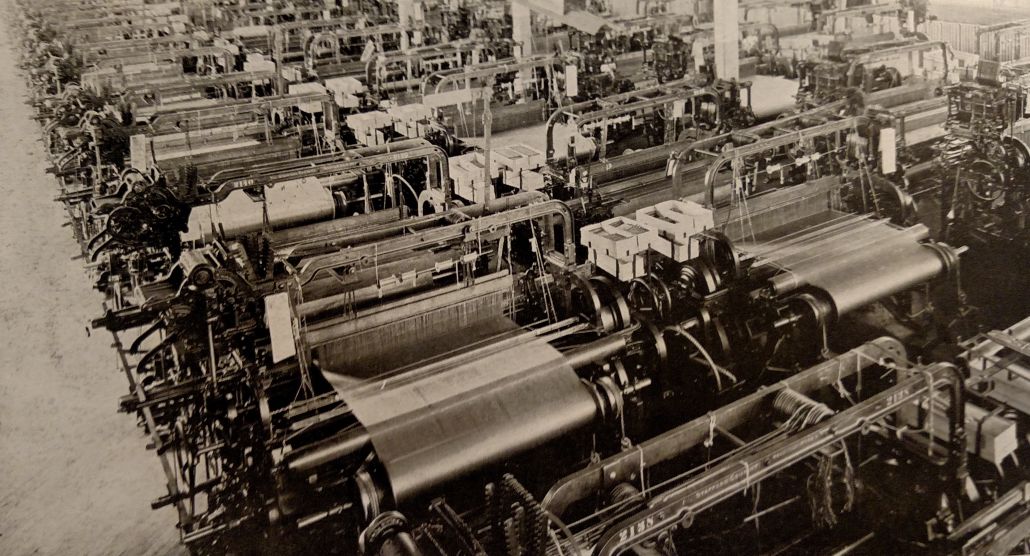 Stehli History Weaving Department